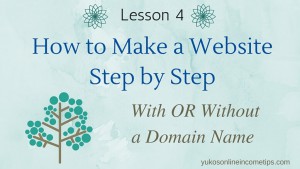 how to make a website step by step