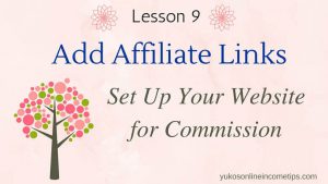 add affiliate links to wordpress