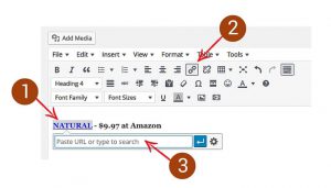 add amazon affiliate links to wordpress